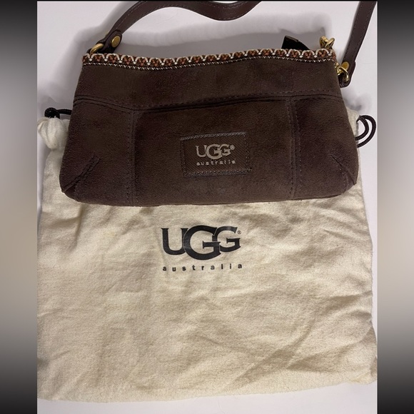 Ugg Australia Shoulder Mimi Purse with Strap Zipper closure Authentic - Picture 3 of 5